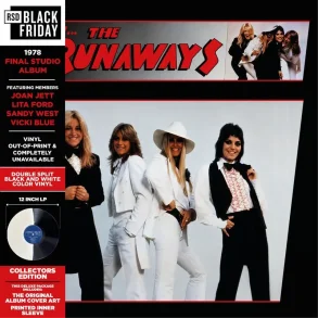 And Now... The Runaways - 2026 USA Culture Factory label 9-track Black/White vinyl LP - Black Friday 2026