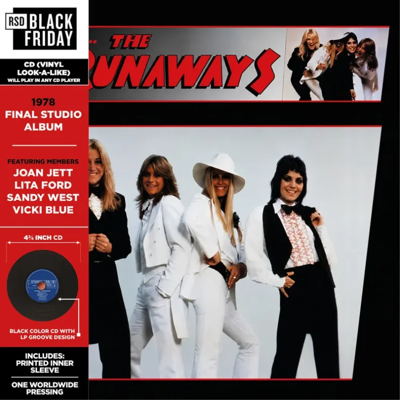 And Now... The Runaways - 2026 USA Culture Factory label 9-track CD - Black Friday 2026