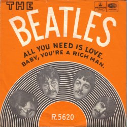 All you need is love bw Baby you're rich man