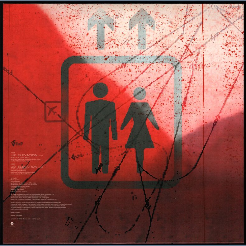 Elevation - Remixes - 2001 UK Universal Records 2-track promotional issue 12"