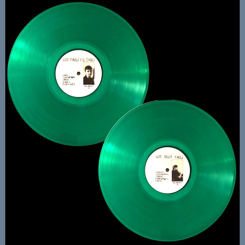 Fauli Til Dauli/Daily Fauli - Original 1983 Danish Gry label 10-track Green Vinyl LP