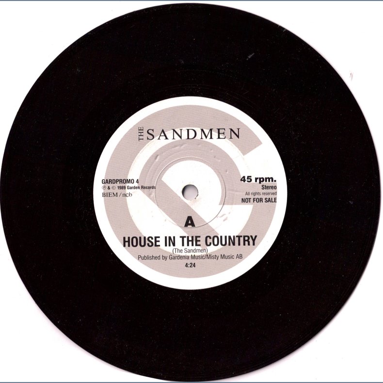 House In The Country - 1989 Danish Garden label Promotional Issue Only1-track 1-Sided 7" Single