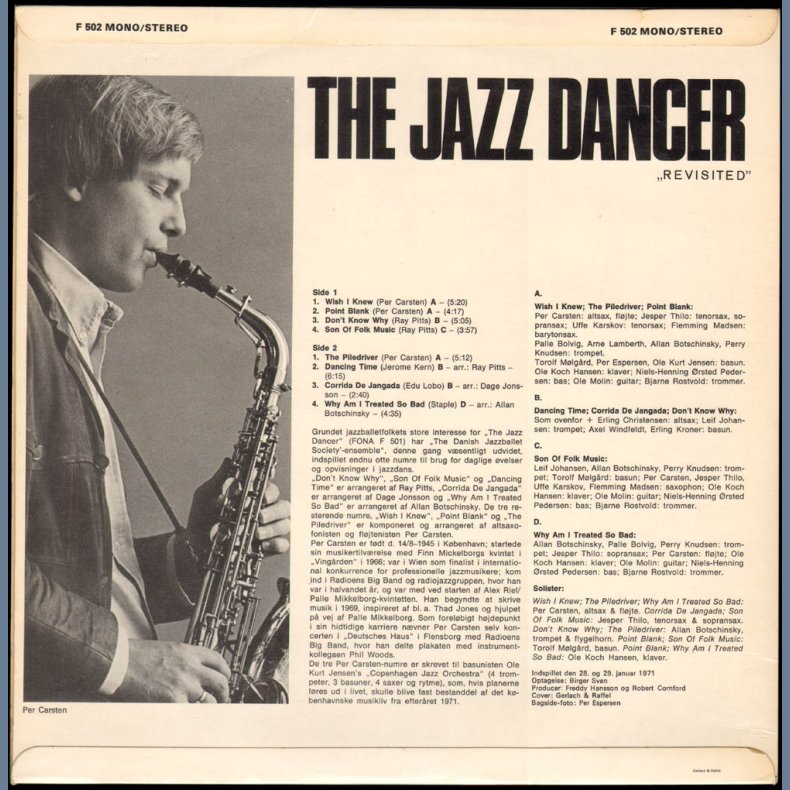 The Jazz Dancer Revisited - Original Danish Issue