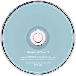 American Pie - 2000 UK Maverick/Warner Bros label 3-track CD-Single