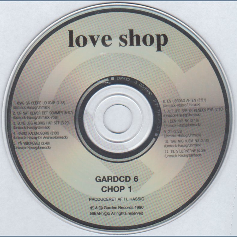 1990 - 1990 Garden label 11-track CD