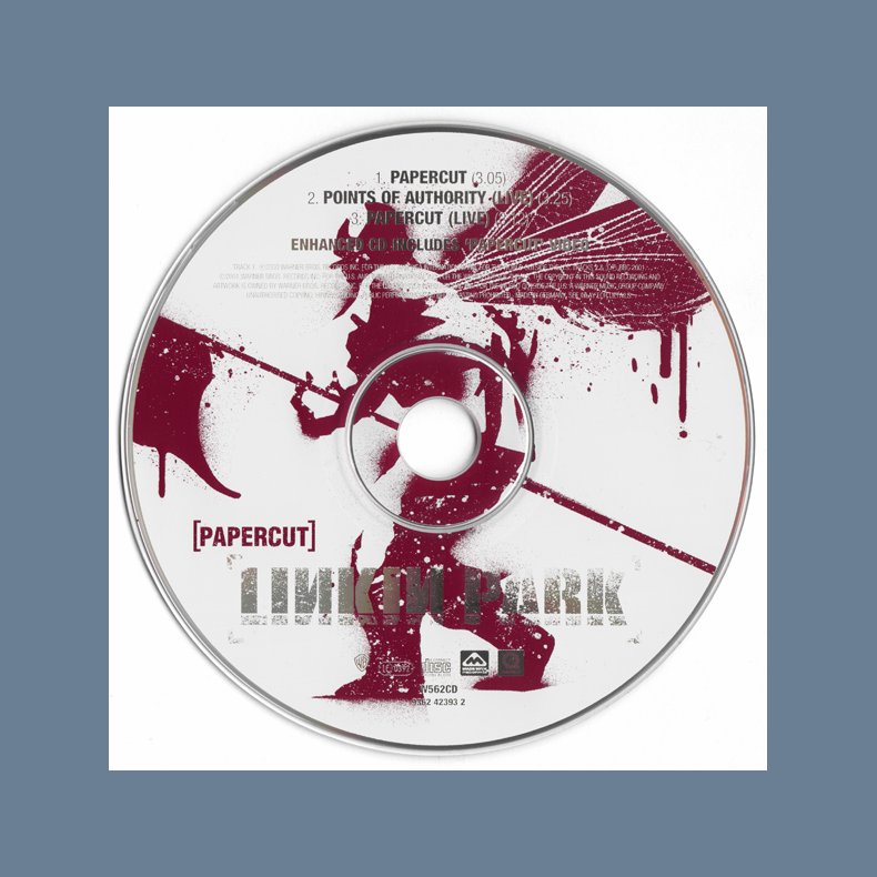 Paper Cut - 2001 German Warner Bros label 4-track Enhanced CD Single