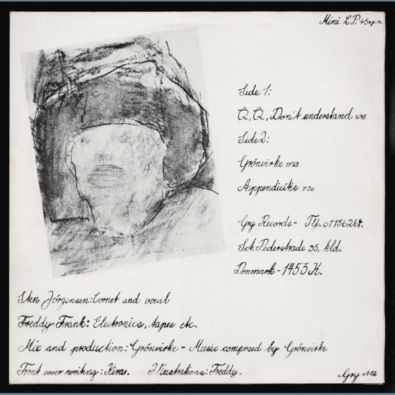 Grnvirke - Original 1982 Danish Gry label 3-track LP