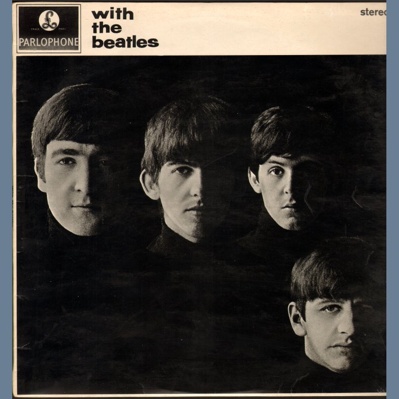 With the Beatles - UK 3rd Stereo Pressing - "The Gramphone CO. LTD." and "Sold In The UK" label text