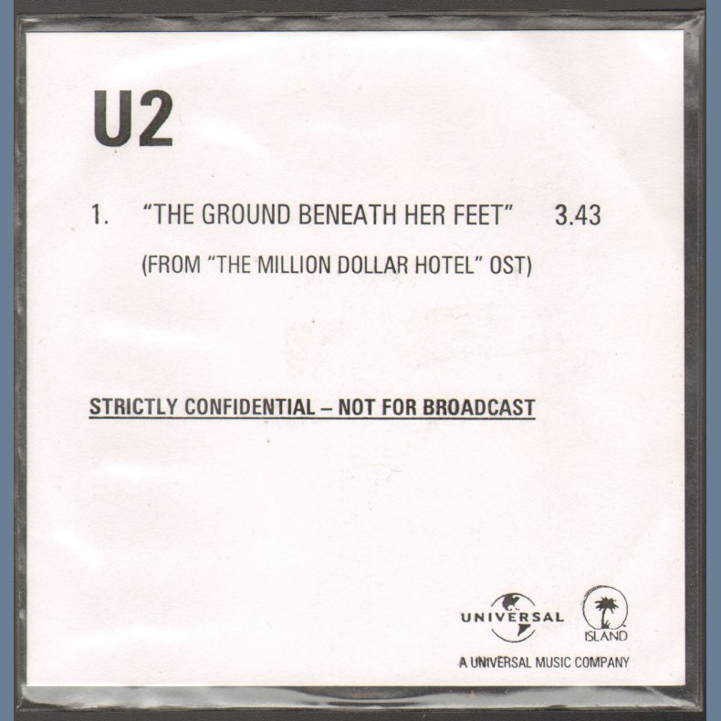 The Ground Beneath Her Feet - Authentic UK 1-track CD Acetate