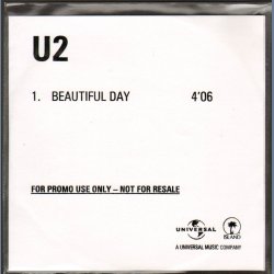Beautiful Day - Authentic 2001 UK Island label 1-track CD Acetate
