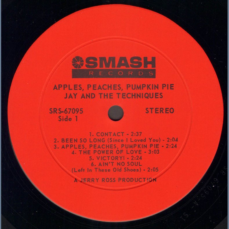 Apples, Peaches, Pumpkin Pie - Original US Stereo Vinyl Issue