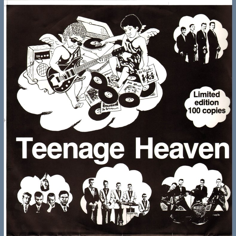 Teenage Heaven - Rare 1989 Grufus label Limited Edition 21-track compilation LP