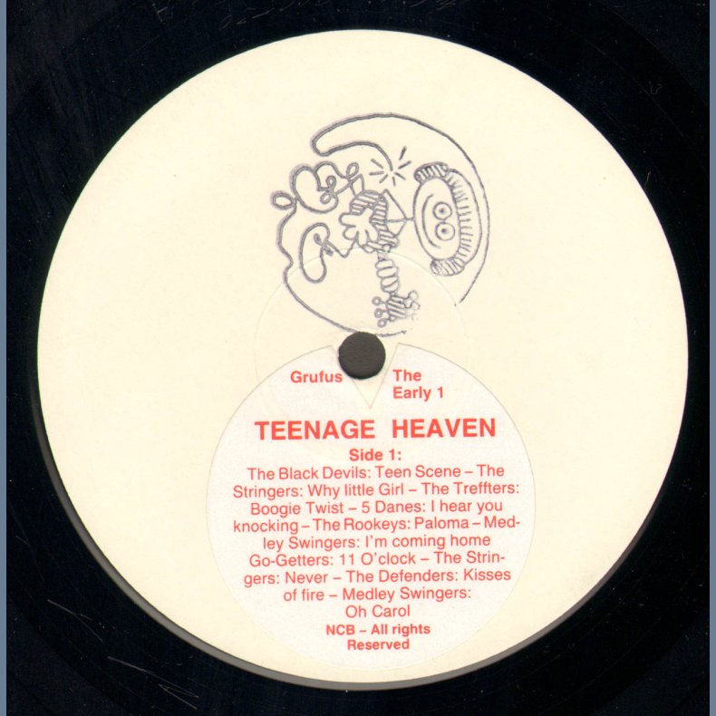 Teenage Heaven - Rare 1989 Grufus label Limited Edition 21-track compilation LP