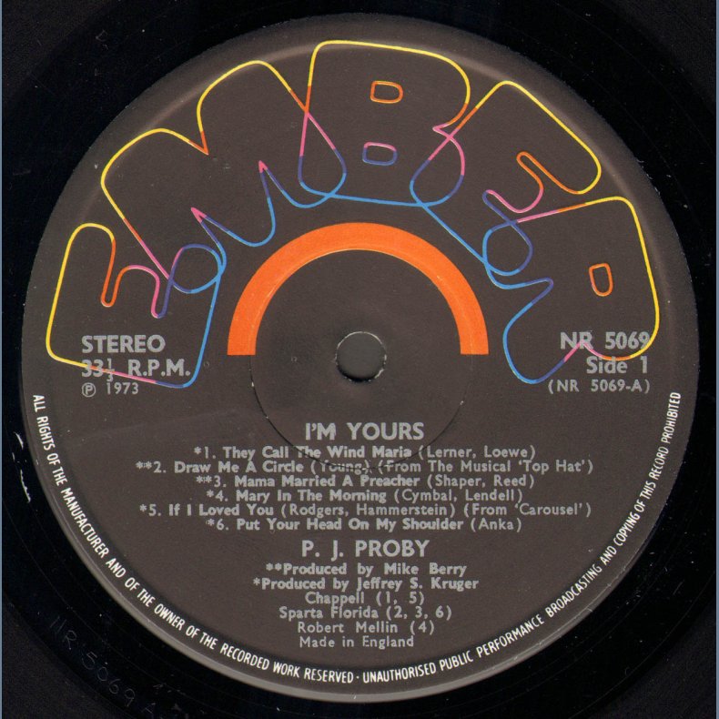 I'm Yours - Original UK issue
