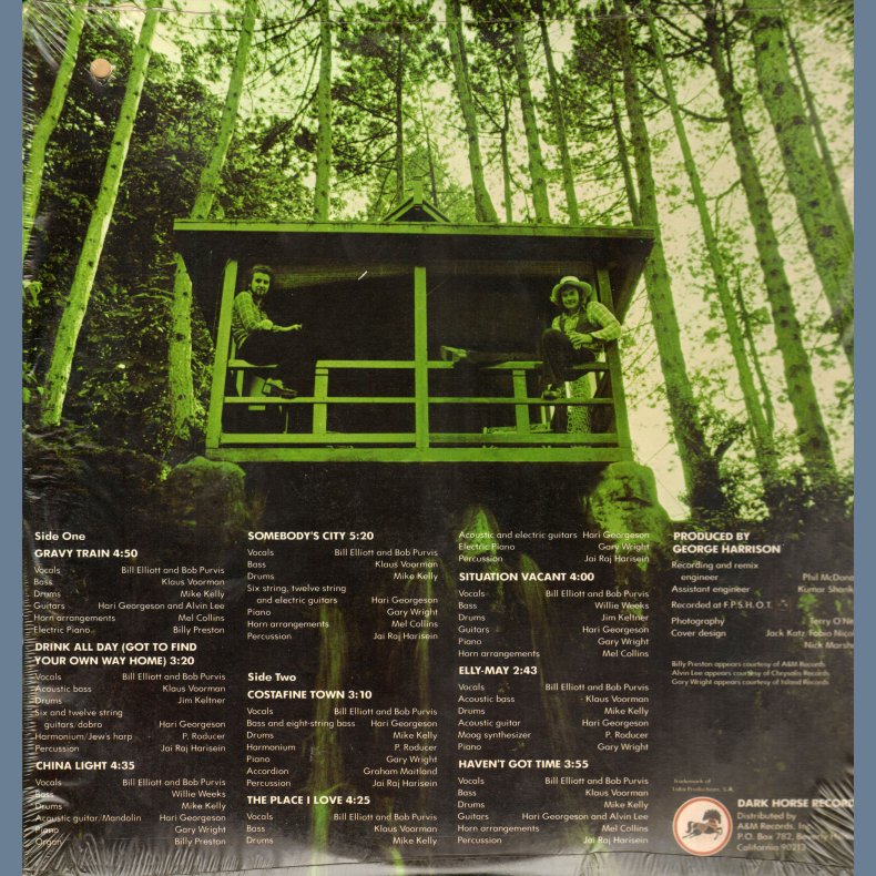 The place I love - Original US Dark Horse Label 9-track promotional Issue LP 