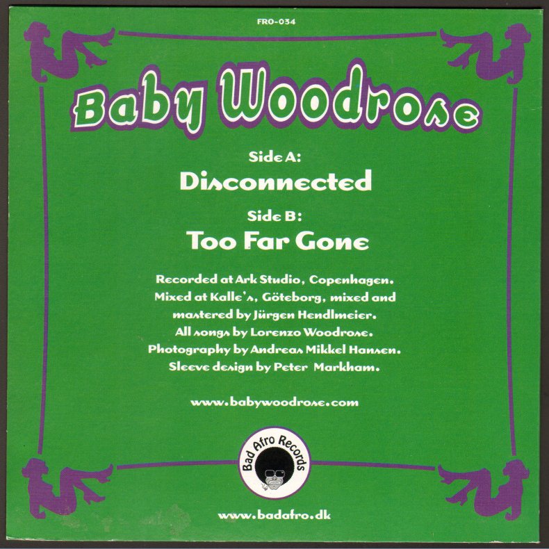 Disconnected b/w Too Far Gone - Original Danish Issue