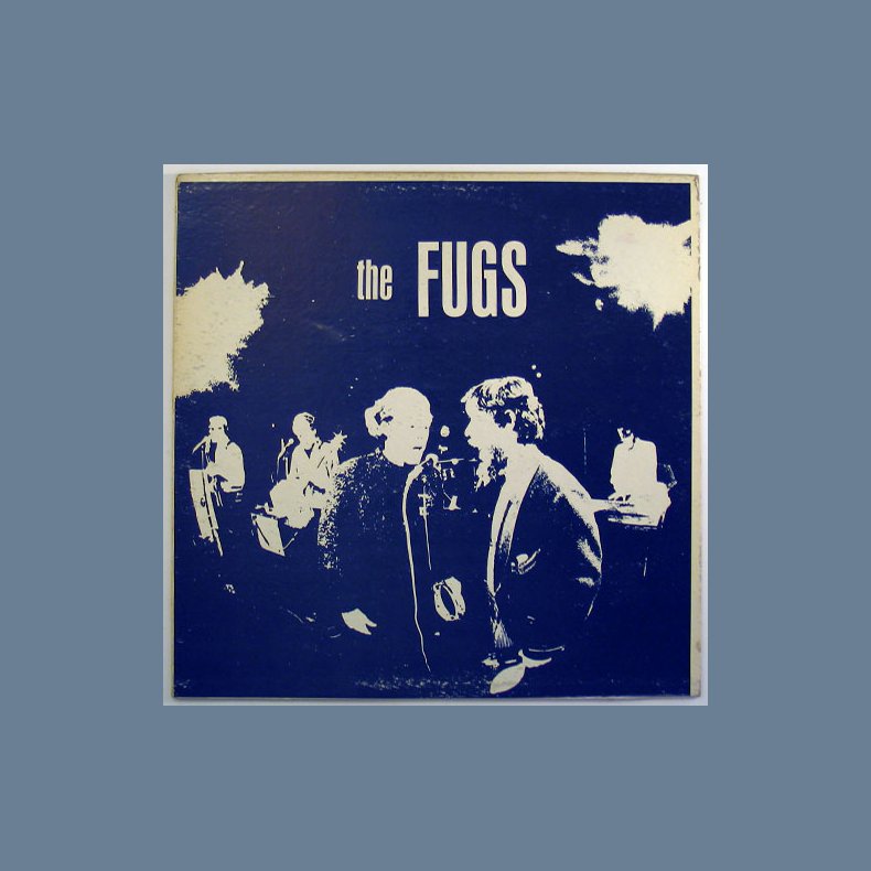 The Fugs - 1966-7 US ESP label 3rd Issue 10-track LP - Black And White Cover, Aligned Back Photos 