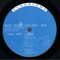 Done - 1992 Danish Cloudland label 13-track Vinyl LP 
