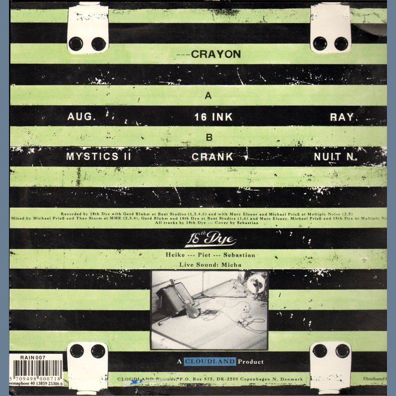 Crayon - Original 1993 Danish Cloudland label 6-track mini LP