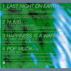 Last Night On Earth - 1997 UK Island Records 3-track CD Single