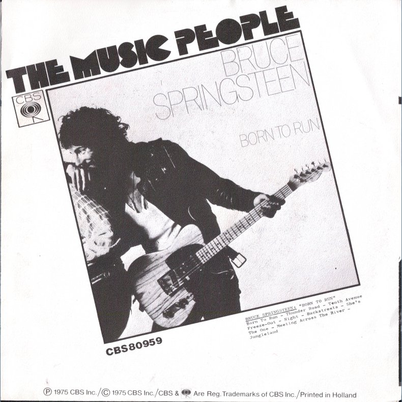 Born To Run bw. Meeting Across The River