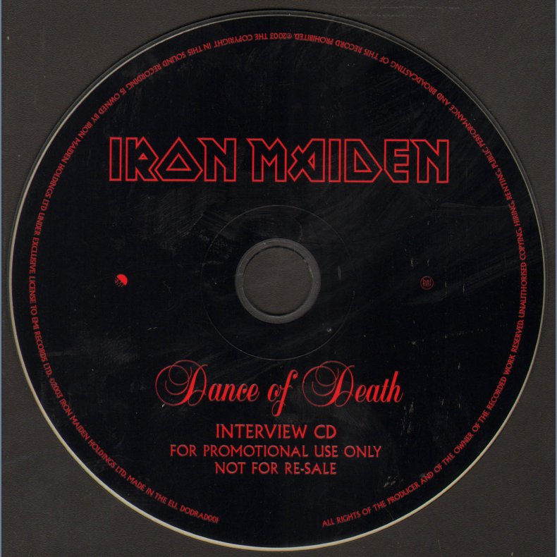 Dance Of Death - Interview - 2003 EMI label Promotional issue Only Interview CD