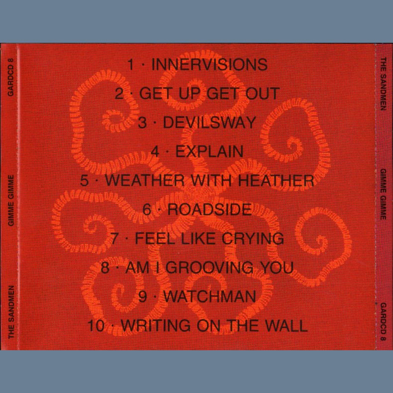 Gimme Gimme - 1991 Danish Garden label 10-track CD