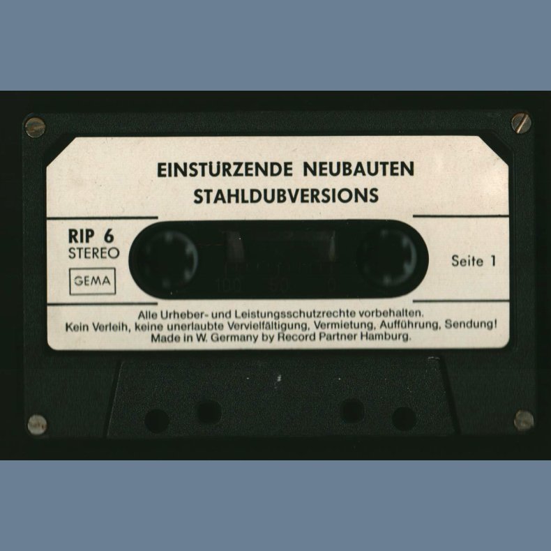 Stahldubversions - Original 1981 German Eisengrau label 18-track Music Cassette