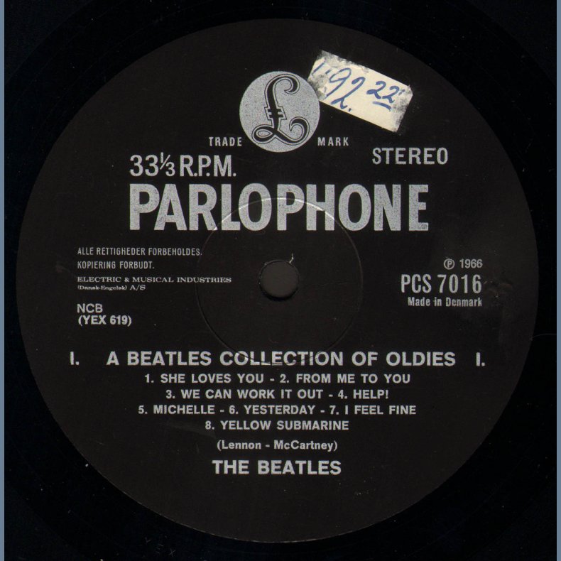 A Collection Of Beatles Oldies - Original Danish Stereo Vinyl issue