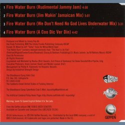 Fire Water Burn _ german 4-track CD Single