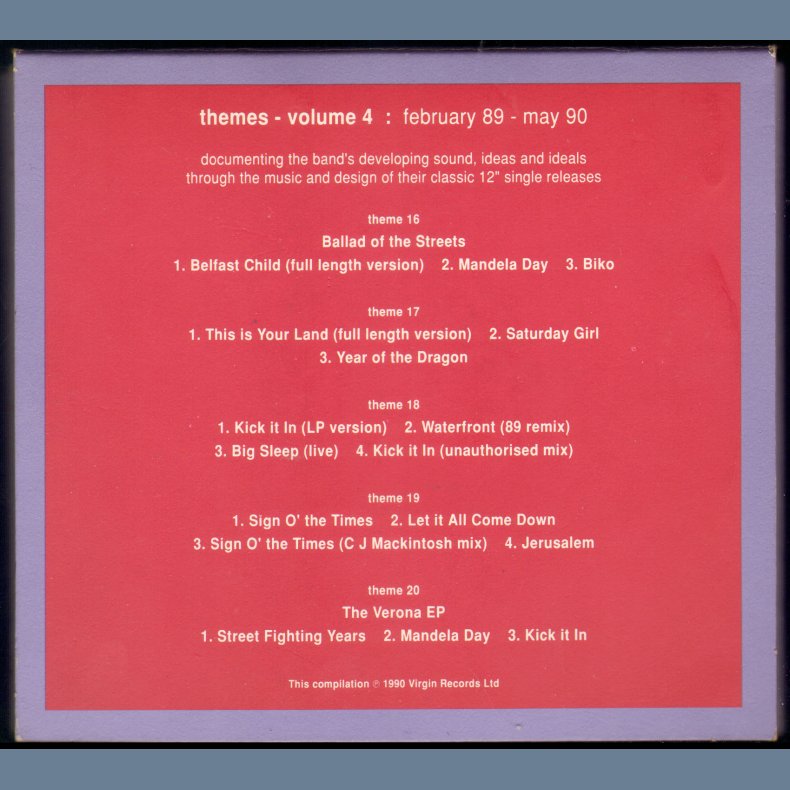 Themes Volume 4: February 89 - May 90 - Limited Edition 5CD Box Set