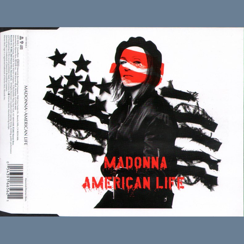 American Life - 2003 German Maverick/Warner Bros 2-track CD Single