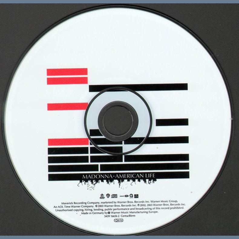 American Life - 2003 German Maverick/Warner Bros 2-track CD Single