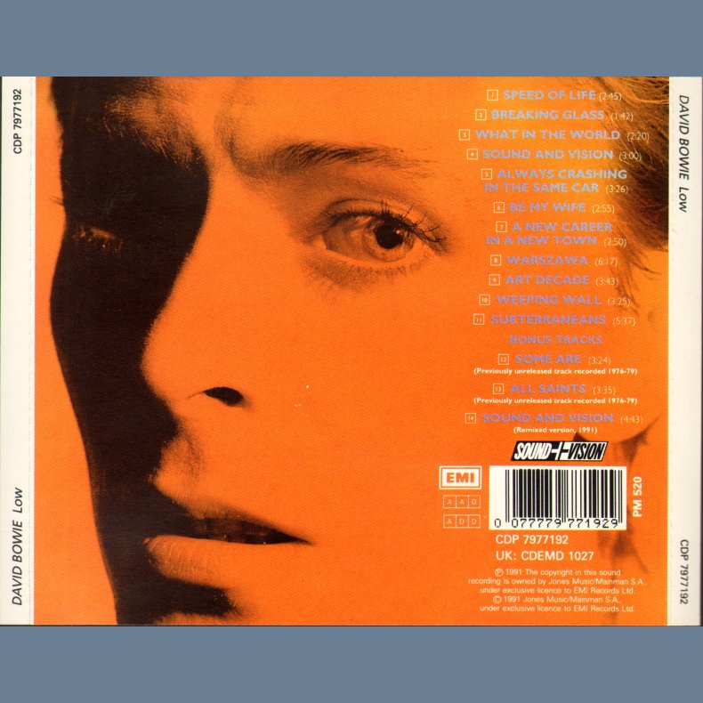 Low - 1991 UK 'Sound + Vision' Issue Incl. Bonus Tracks 