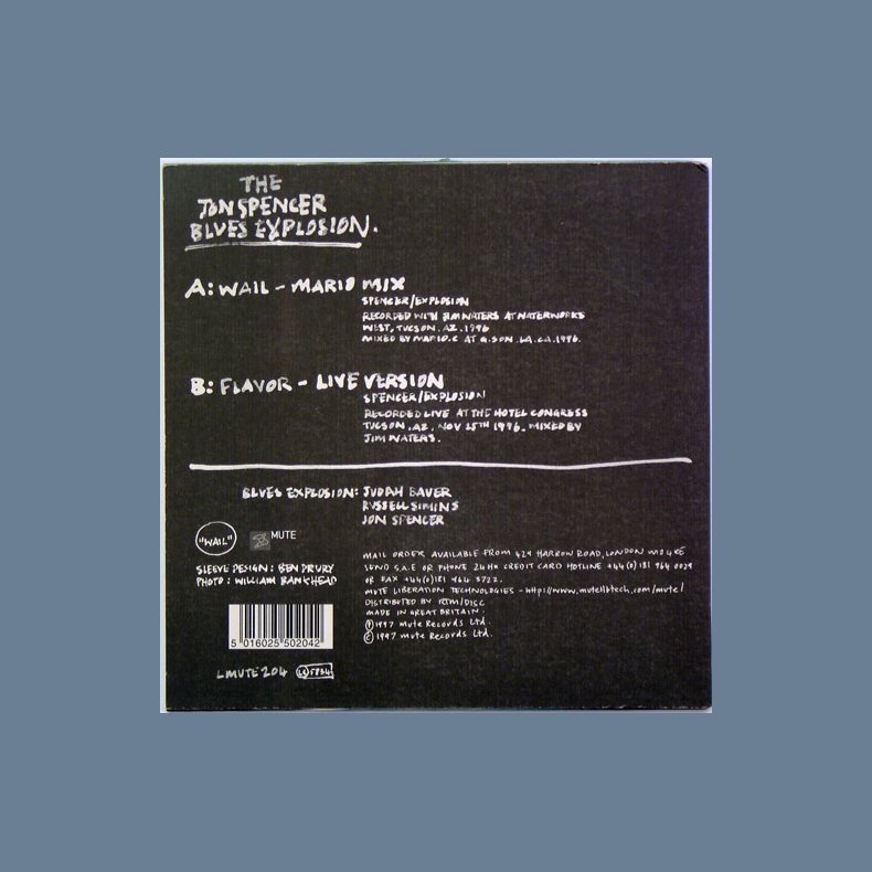 Wail (Mario Mix) bw. Flavour (Live)