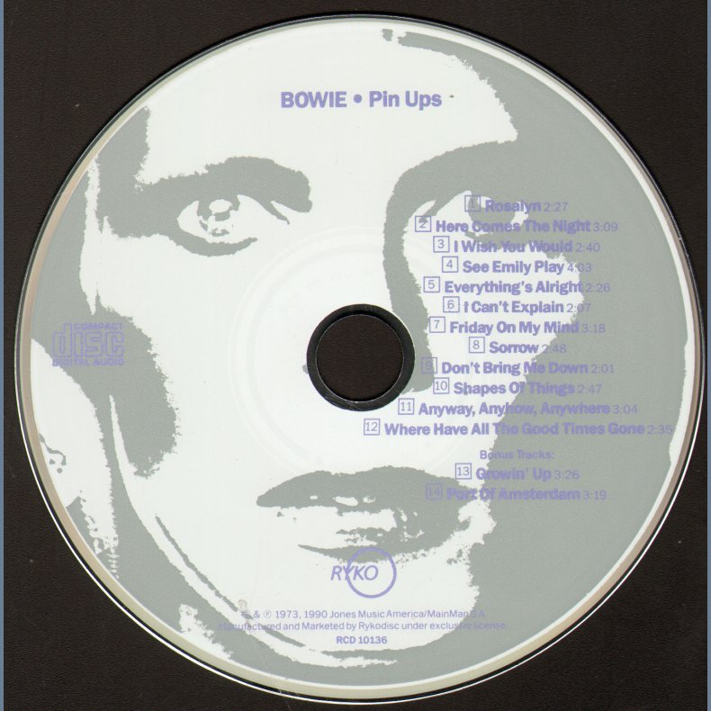 Pin Ups - 1991 US Issue Incl. Bonus Tracks