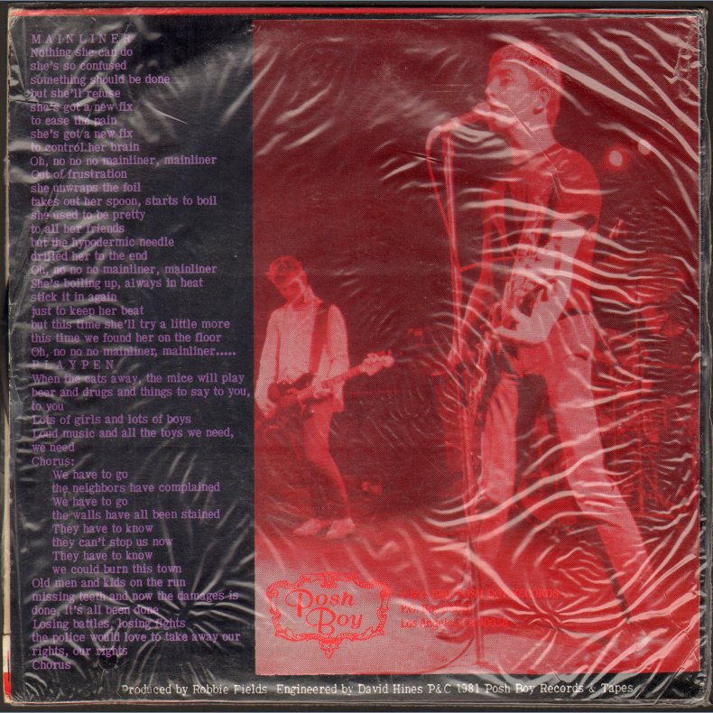 Playpen b/w Mainliner - Original US 7" Single