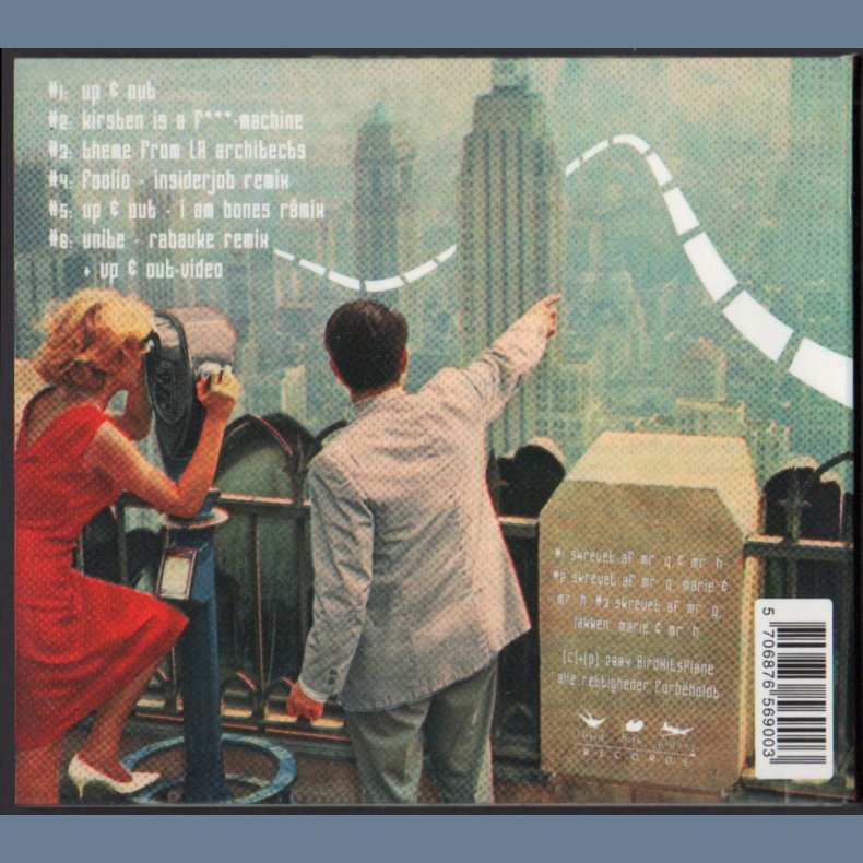 Forget about the stupid rocket ideal - Up &amp; Out EP - 2004 Danish BirdHitsPlane label 7-track CD