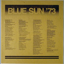 Blue Sun '73 - Original 1992  Danish Music Archives label Blue Vinyl 8-track LP - Incl. Insert