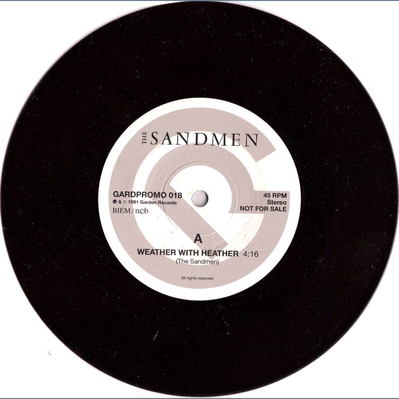 Weather With Heather - 1989 Danish Garden label Promotional Issue Only1-track 1-Sided 7" Single