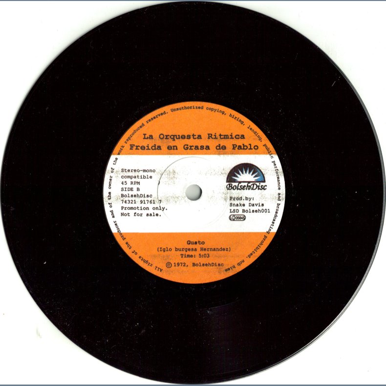 Freida En Grasa De Pablo bw. Freida En Grasa De Pablo