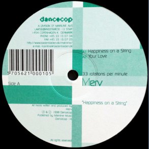Happiness On A String - 1998 Danish Dancecop label 3-track 12