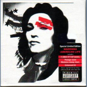 American Life - 2002 US Maverick label Limited edition 11-track CD