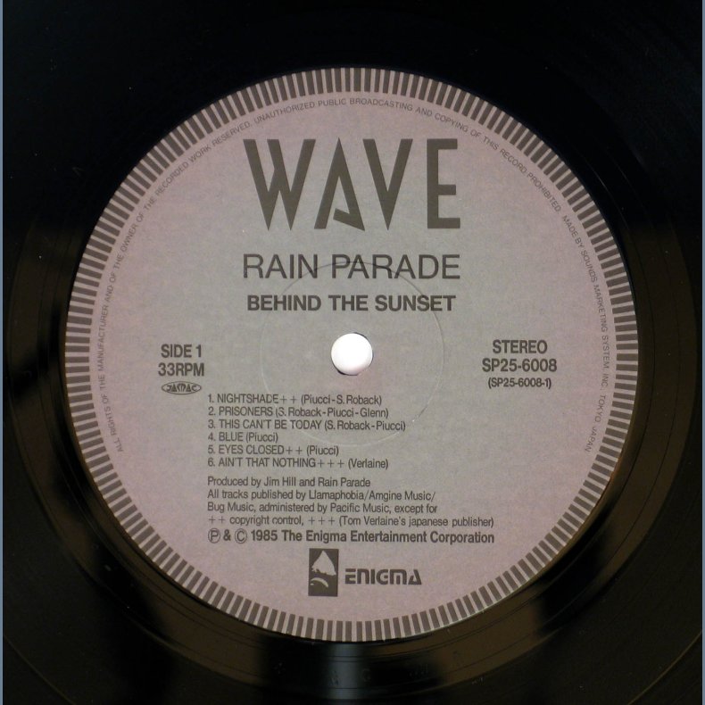 Behind The Sunset - Live In Japan - Original Japanese Issue