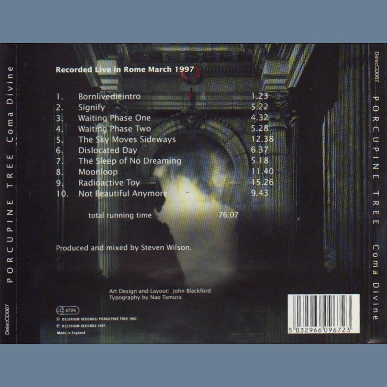 Coma Divine - Original 1997 UK 10-track CD