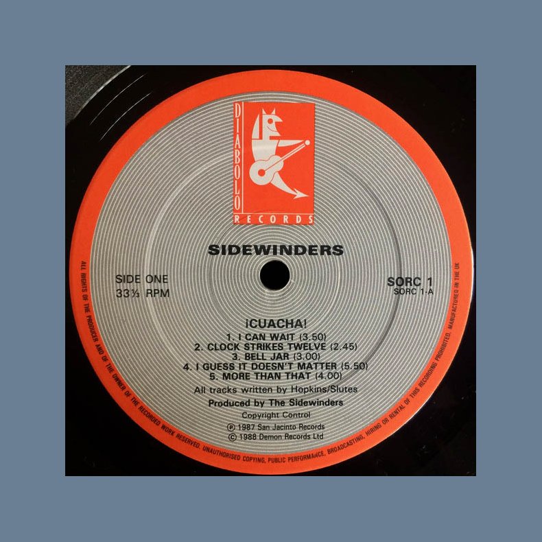 Cuacha! - Original 1988 UK Diablo label 11-track LP