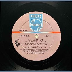 H.P. Lovecraft - 1967 US Philips label 10-track stereo LP