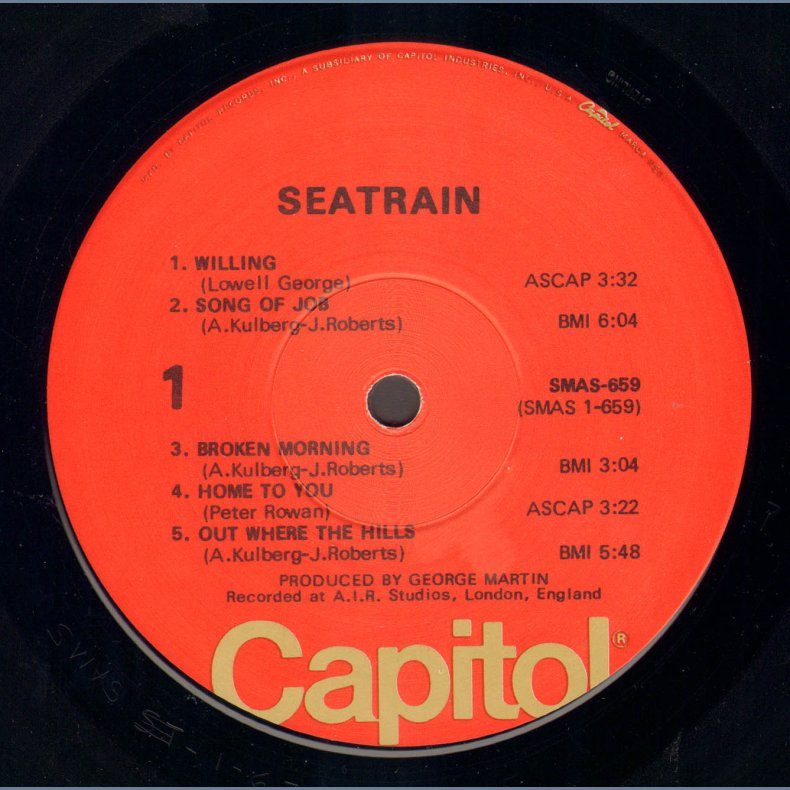 Seatrain - Start 1970ies US Capitol Records 11-track 2nd pressing LP