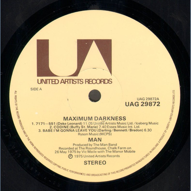 Maximum Darkness - Original UK Issue With Poster