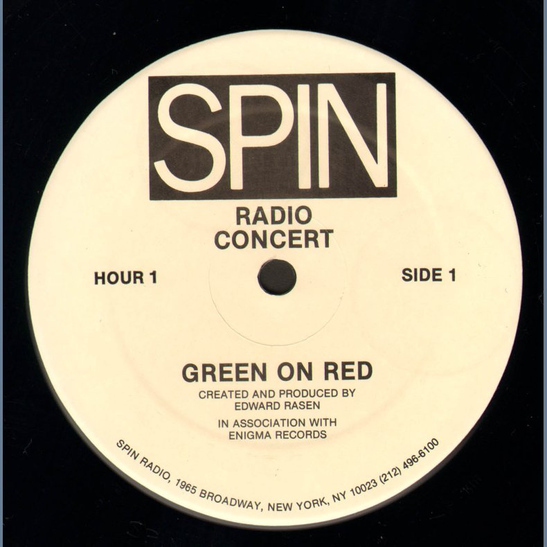 Spin Radio Concert - Original US Radio Promotional Issue Only